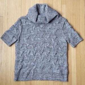 Alice+Olivia Gray Cowl Neck Sweater